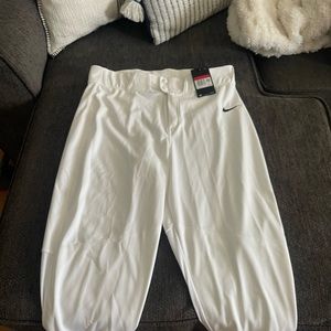 Nike White Baseball Pants NWT